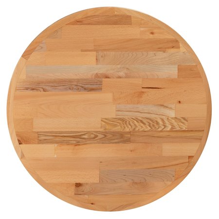 Flash Furniture 24" Round Butcher Block Style Table Top XU-BB24RD-GG